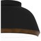Quoizel Tamara Flush Mount 3 Lights Matte Black TMR1616MBK - alternate 4